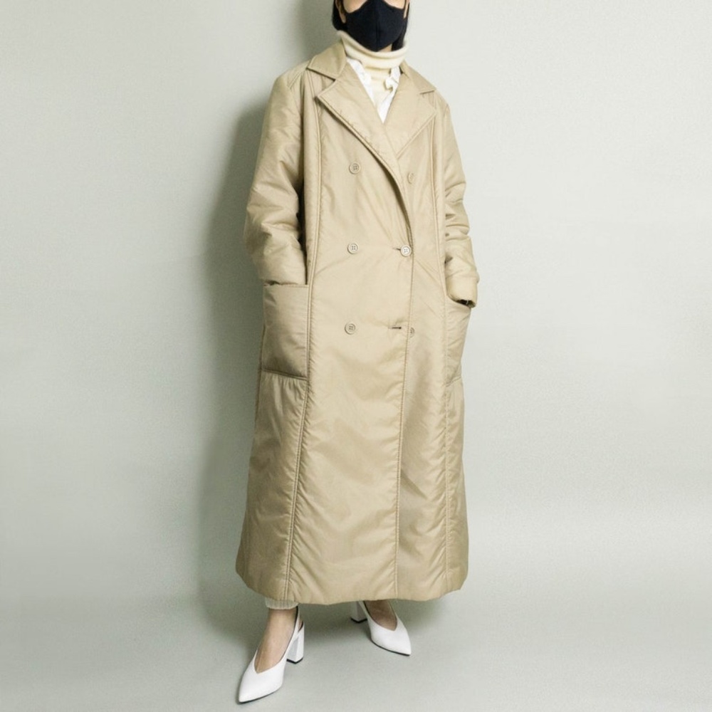 Rare vintage lightweight Nylon Overcoat Puffer